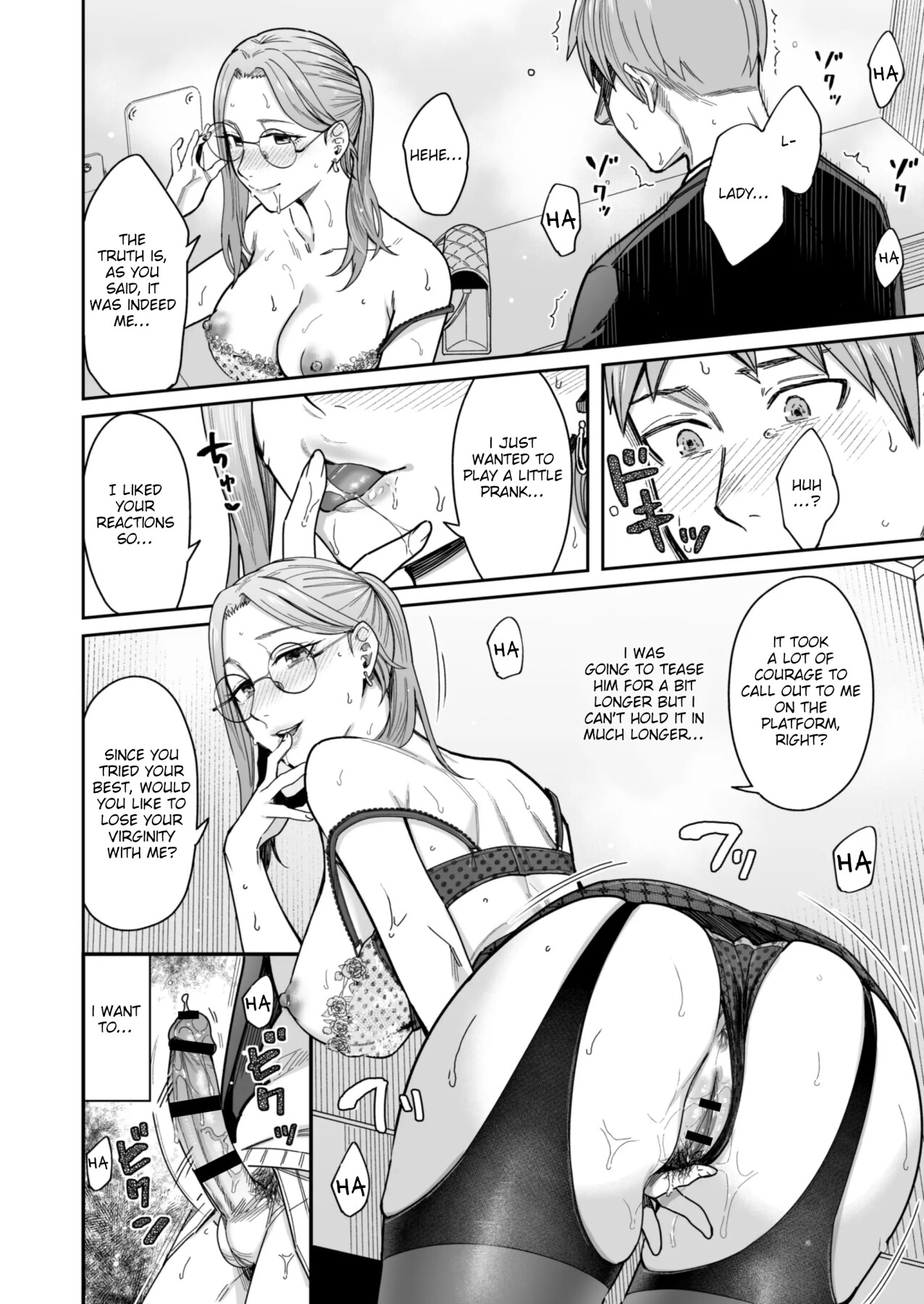 Hentai Manga Comic-A Story About How I Got Sent Lewd Selfies From A Woman I Didn't Know-Read-20